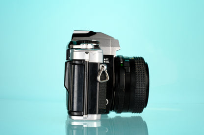 Minolta X-500 35mm SLR Film Camera + 50mm f/1.7 Lens