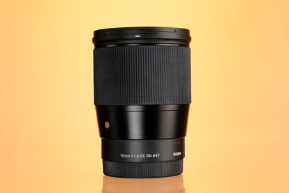 Sigma 16mm f/1.4 Sony E Mount Lens