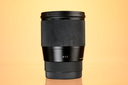 Sigma 16mm f/1.4 Sony E Mount Lens