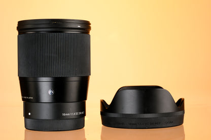 Sigma 16mm f/1.4 Sony E Mount Lens