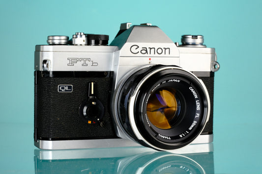 Canon FTb QL 35mm SLR Film Camera + FL 50mm f/1.8 Lens