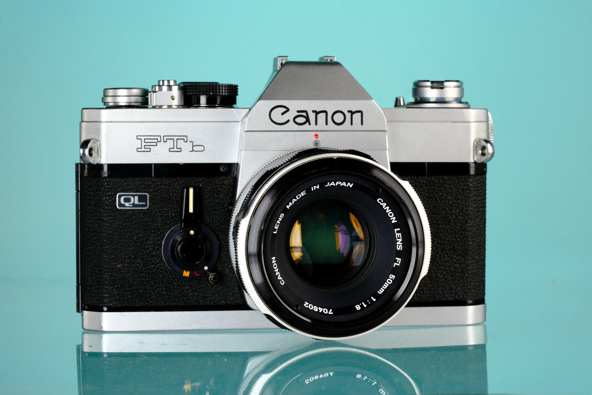 Canon FTb QL 35mm SLR Film Camera + FL 50mm f/1.8 Lens