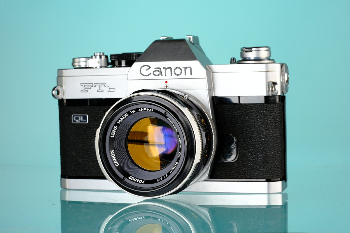 Canon FTb QL 35mm SLR Film Camera + FL 50mm f/1.8 Lens