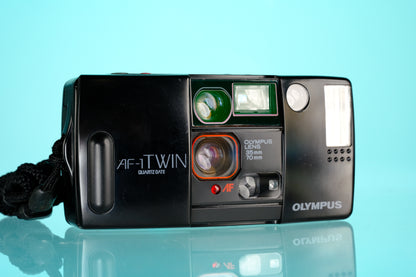 Olympus AF-1 Twin 35mm Point and Shoot Film Camera