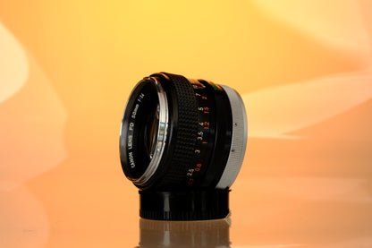 Canon 50mm f/1.4 FD Lens