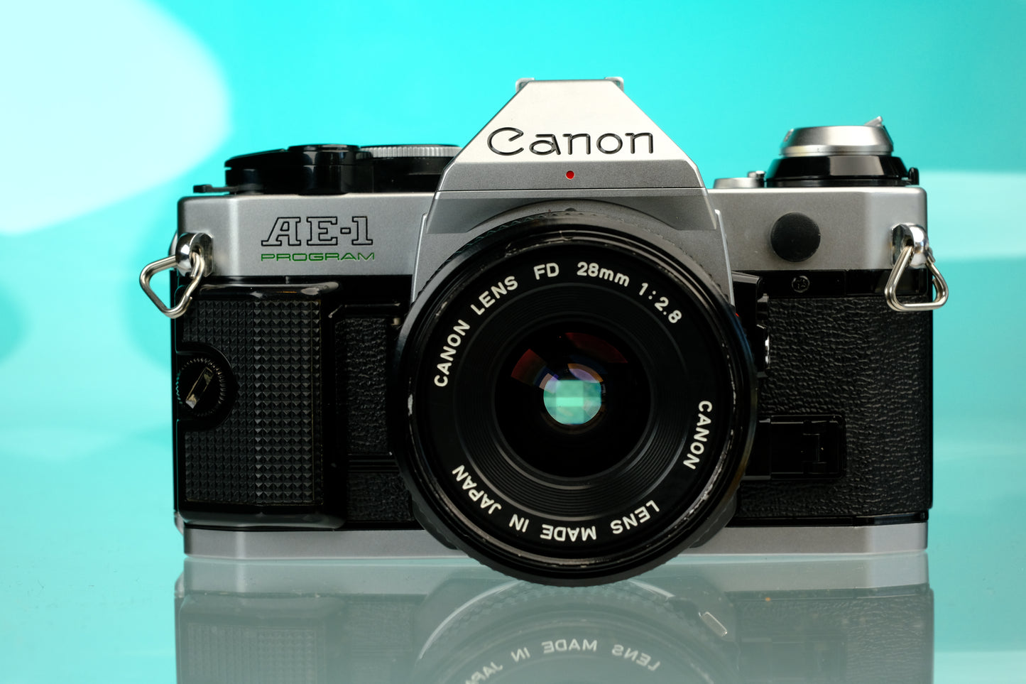 Canon AE-1 Program 35mm SLR + 28mm f/2.8 nFD Wide Angle Lens