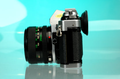 Canon AE-1 Program 35mm SLR + 28mm f/2.8 nFD Wide Angle Lens