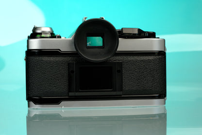 Canon AE-1 Program 35mm SLR + 28mm f/2.8 nFD Wide Angle Lens