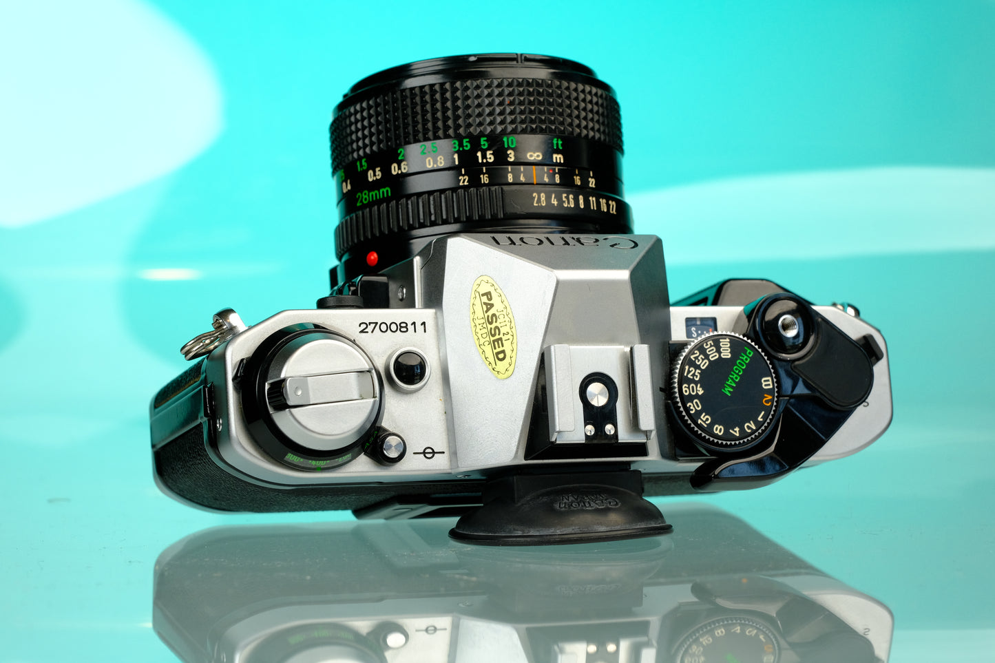 Canon AE-1 Program 35mm SLR + 28mm f/2.8 nFD Wide Angle Lens