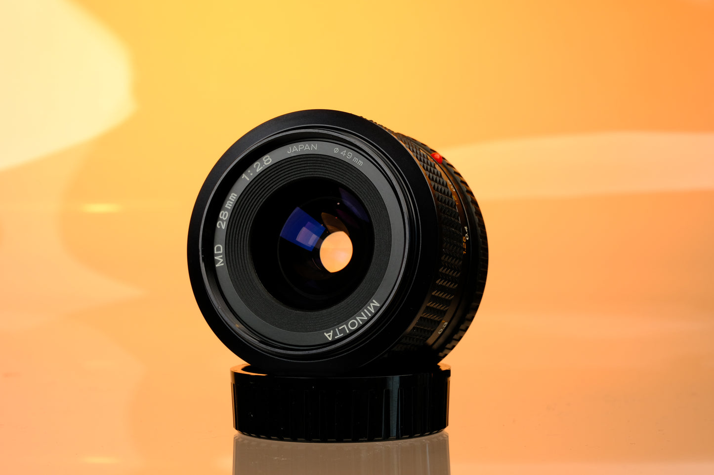 Minolta 28mm f/2.8 Lens + Hood