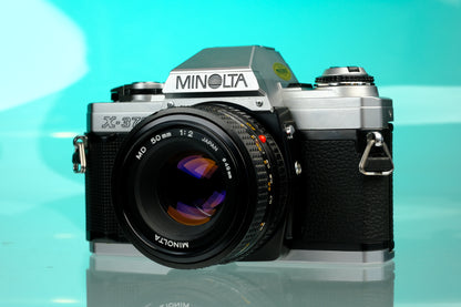 Minolta X-370 35mm SLR + 50mm f/1.7 Lens