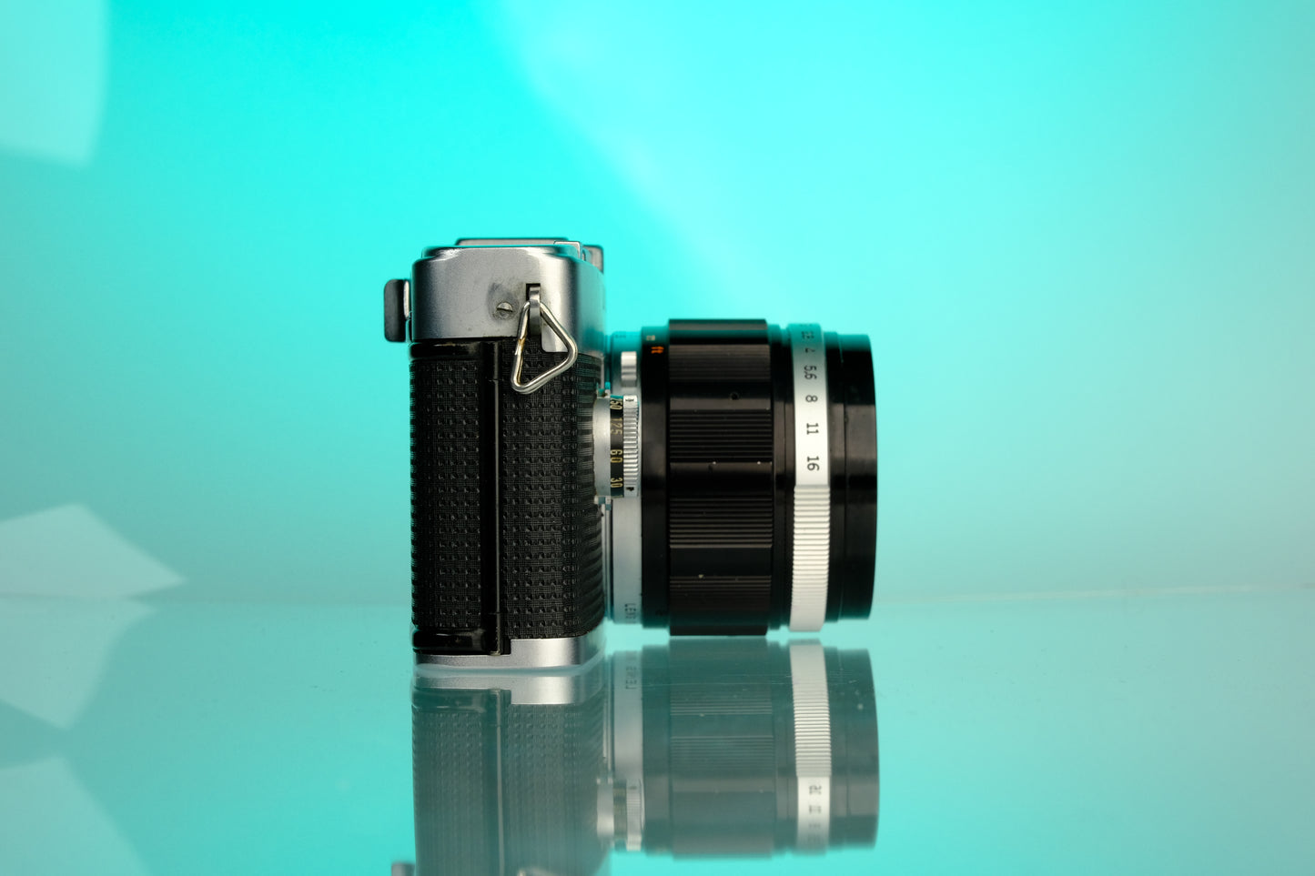 Olympus PEN-F 35mm Half Frame Film Camera + 42mm f/1.2 Lens