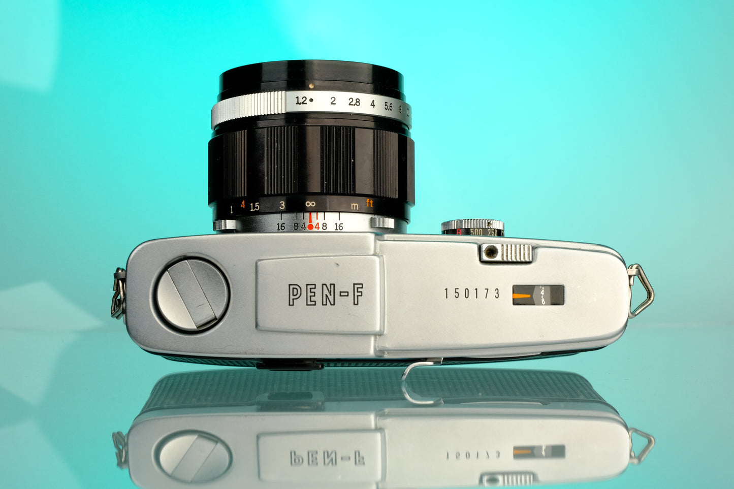 Olympus PEN-F 35mm Half Frame Film Camera + 42mm f/1.2 Lens