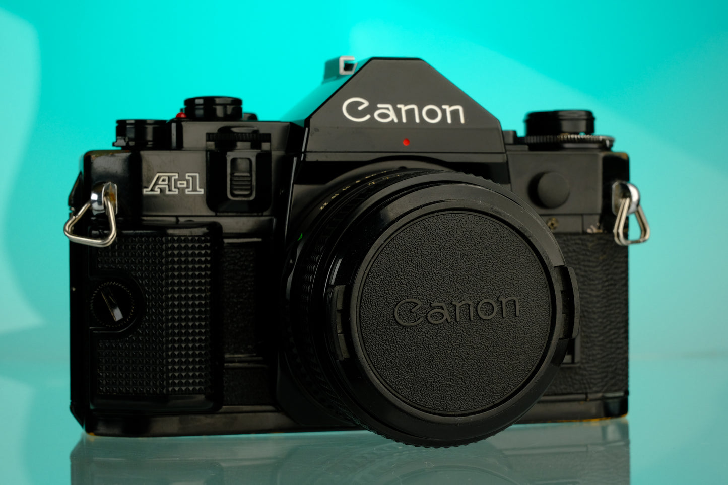 Canon A-1 35mm SLR Film Camera + 50mm f/1.8 Refurbished Lens