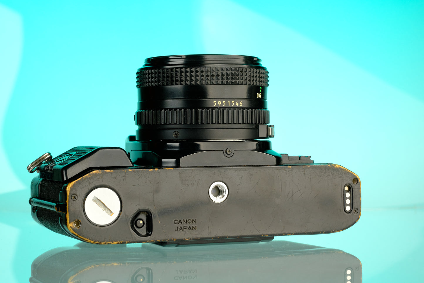 Canon A-1 35mm SLR Film Camera + 50mm f/1.8 Refurbished Lens