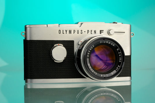 Olympus Pen FV 35mm Half Frame Film Camera + 40mm f/1.4 Lens