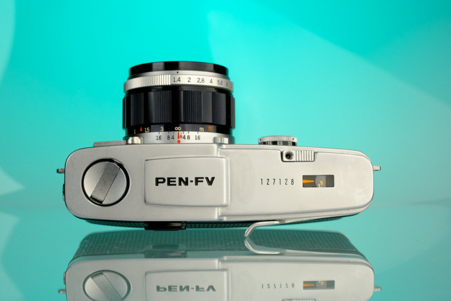 Olympus Pen FV 35mm Half Frame Film Camera + 40mm f/1.4 Lens