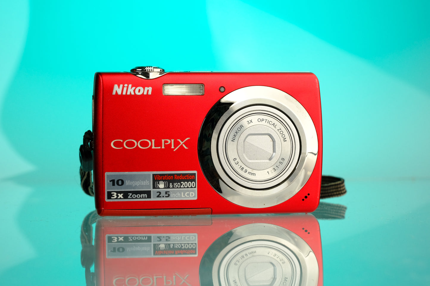Nikon Coolpix s220 Digital Point and Shoot Camera Digicam