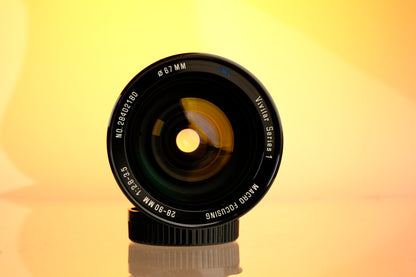 Vivitar 28-90mm f/2.8-3.5 Canon FD Mount Zoom Lens