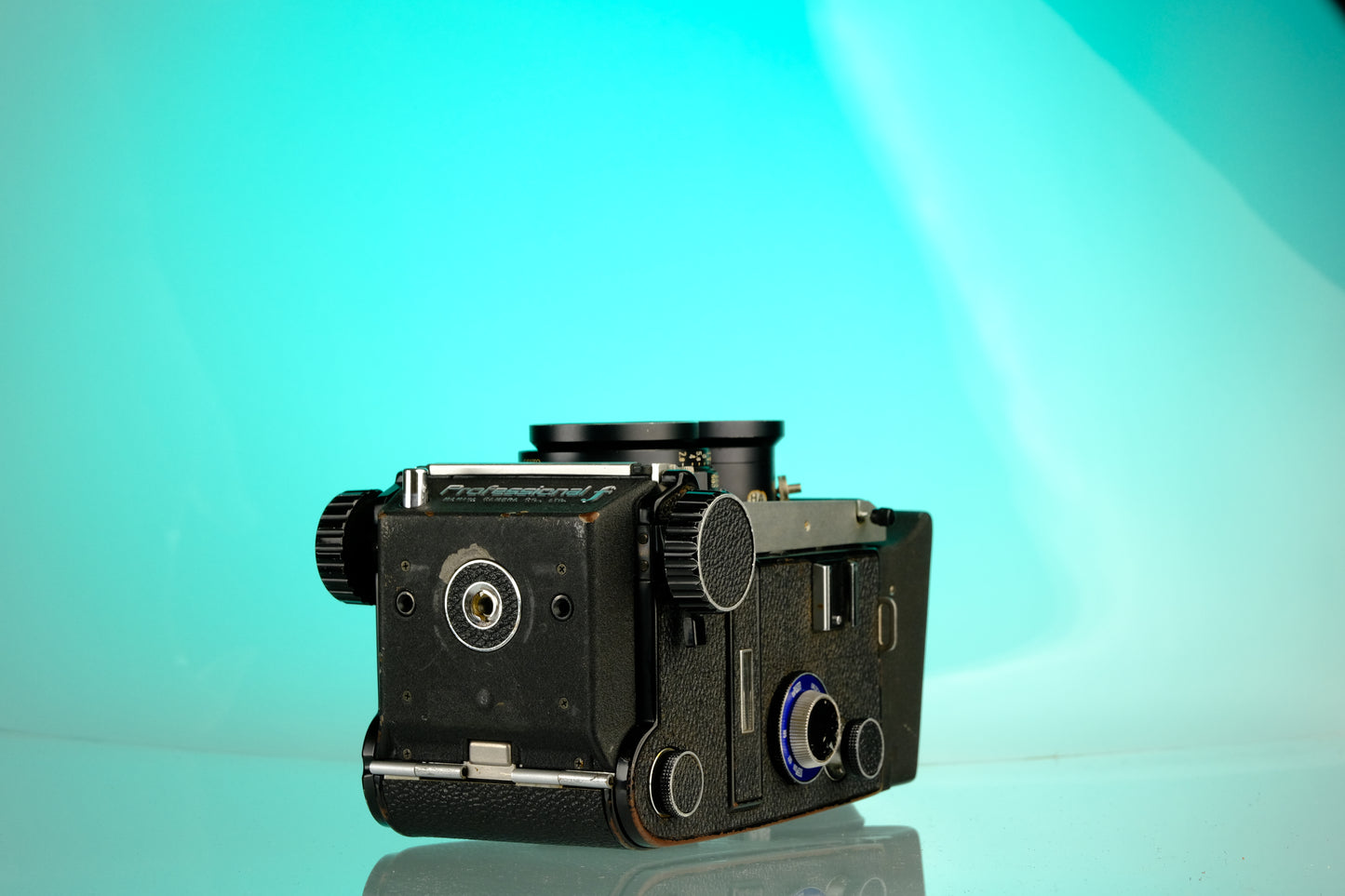 Mamiya C330 Professional F 6x6 TLR Camera + 80mm f/2.8 Blue Dot Lens, Prism Viewfinder