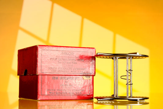 Nikkor stainless steel film developing reel for 120 and 620 Film