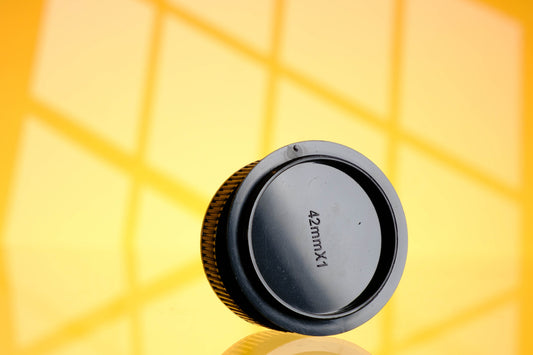 M42 Screw Mount Rear Lens Cap & Body Cap Set