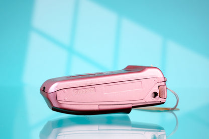 Olympus MJU II Stylus Epic - Repainted Sakura Pink 35mm Point & Shoot Film Camera