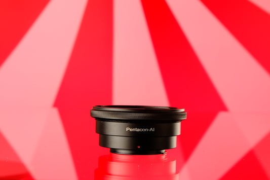 Pentacon Six P6 to Nikon Ai F Mount Lens adapter