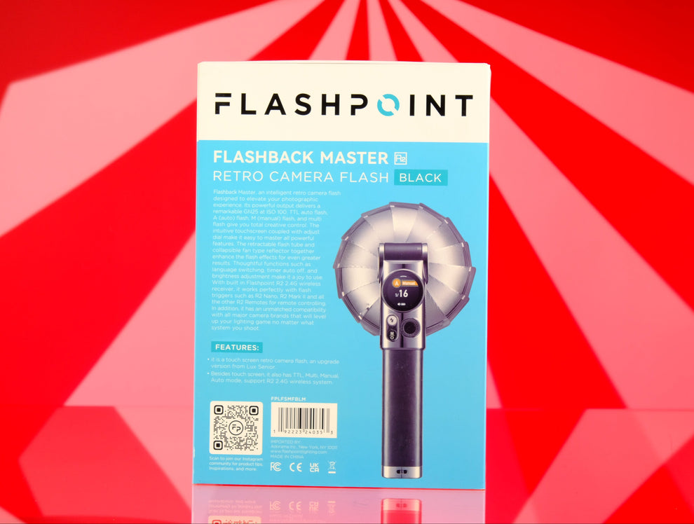 Flashpoint (Godox) Flashback Flashmaster Retro Camera Flash – Coastal ...