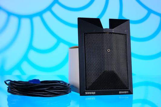 Shure SM-91 Condenser Boundary Floor Microphone