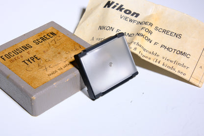 Nikon Focusing Screen A for F F2 Cameras
