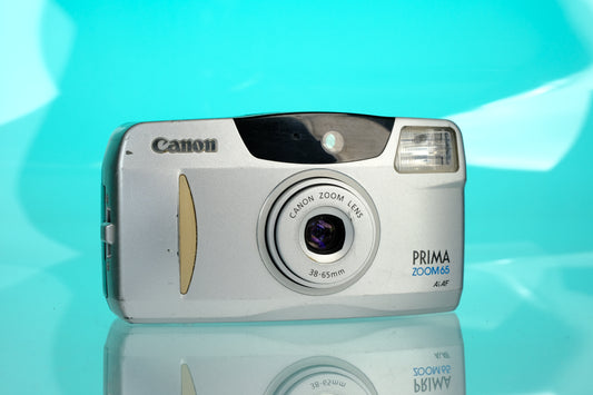 Canon Sure Shot Prima Zoom 65 35mm Point and Shoot Camera