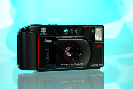 Minolta Freedom Dual 60 35mm Point and Shoot Film Camera