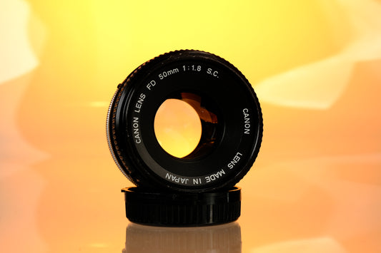 Canon 50mm f/1.8 S.C. FD Lens