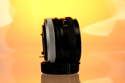 Canon 50mm f/1.8 S.C. FD Lens