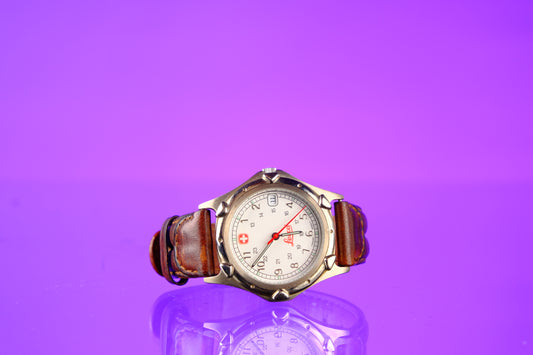 Wenger SAK Swiss Army Leica Special Edition White Face Watch