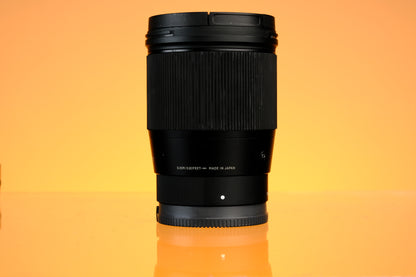 Sigma 16mm f/1.4 DC DN Wide Angle E Mount Prime Lens