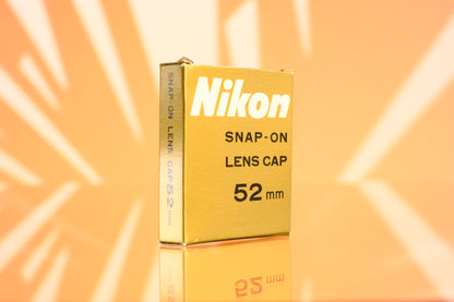 Nikon Snap on Lens Cap Vintage Old Stock - 52mm