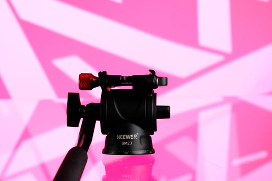 Neewer GM23 Mini Fluid Head for Video Tripod Use