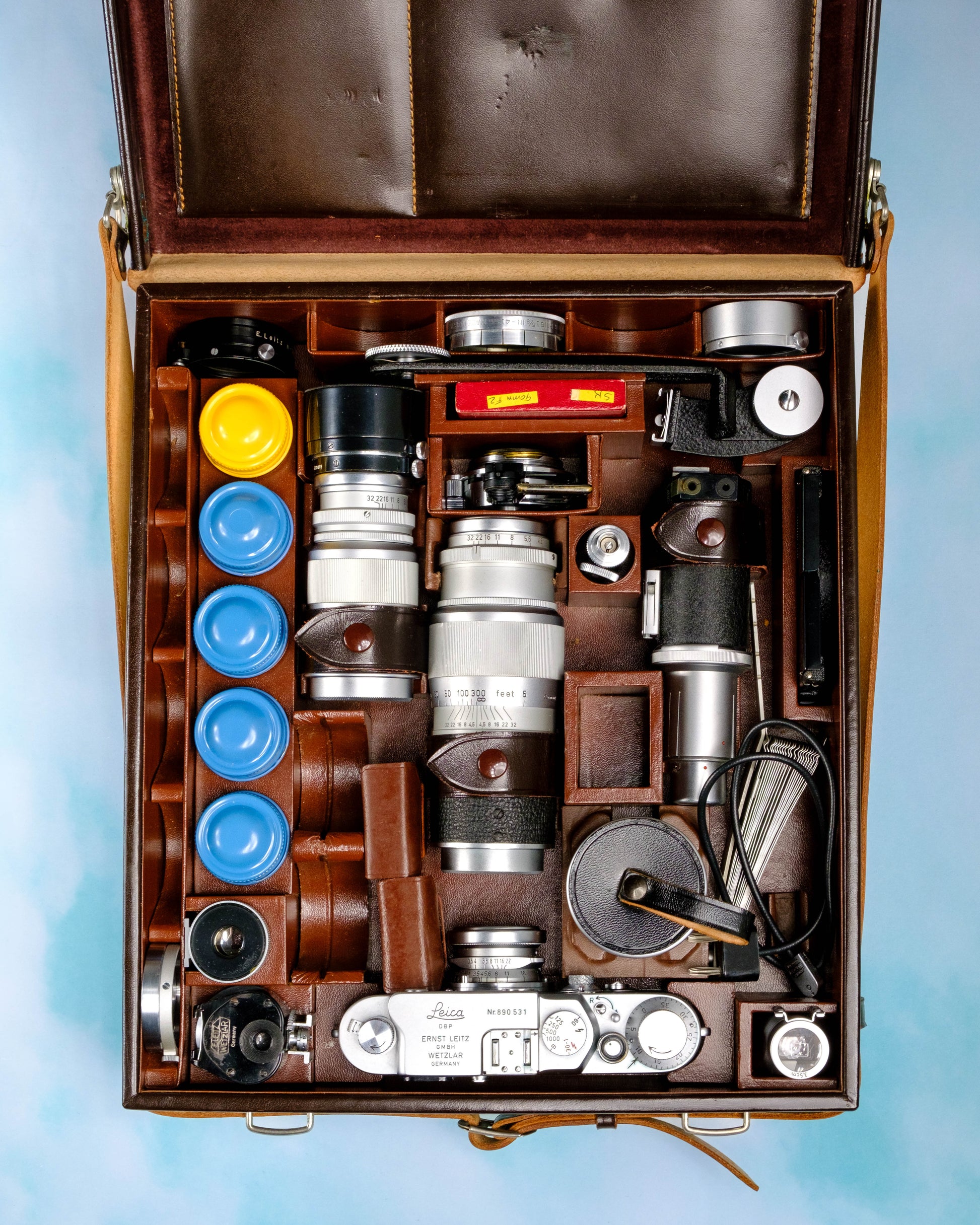 Leica IIIG 35mm Rangefinder FIlm Camera Brief Case Kit – Coastal