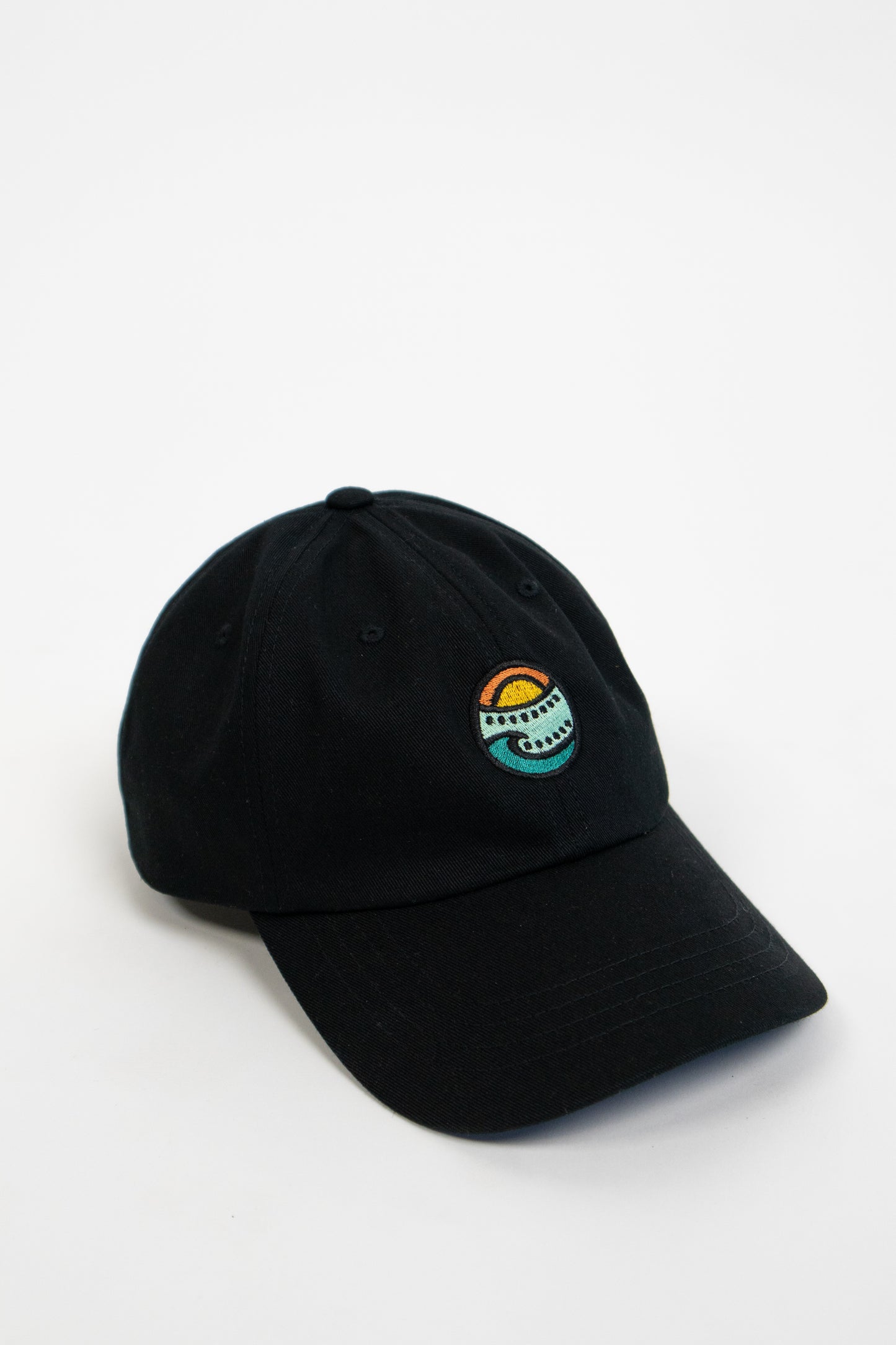 Embroidered Dad Hat (Black)