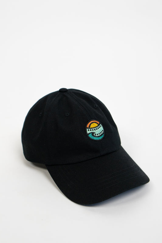 Embroidered Dad Hat (Black)