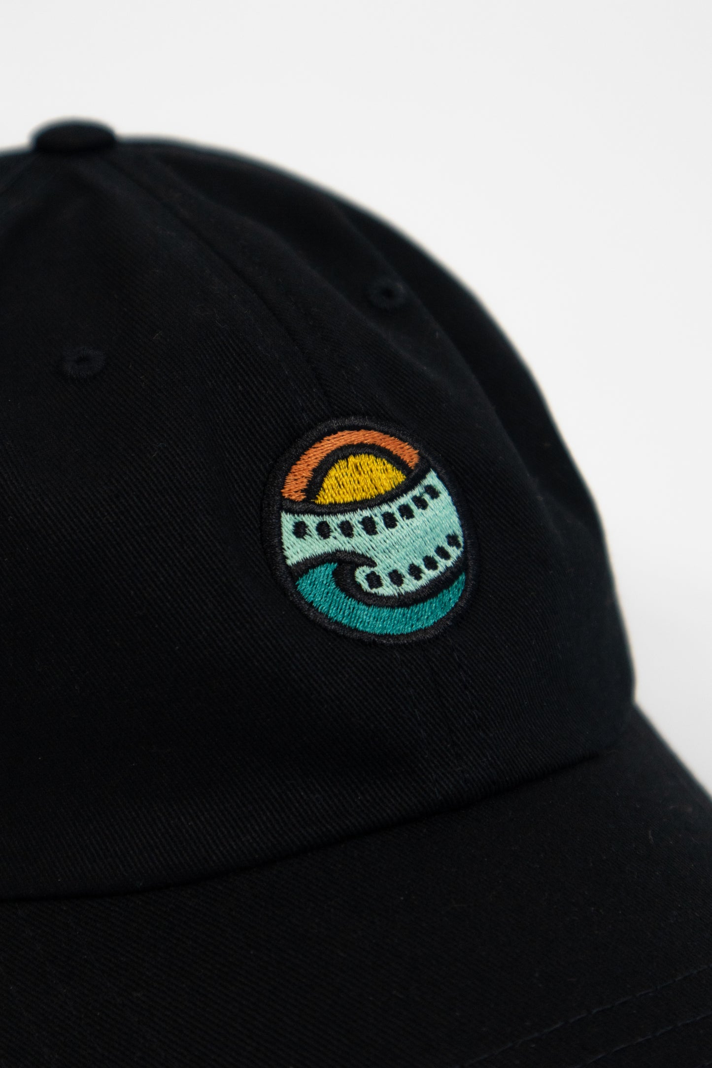 Embroidered Dad Hat (Black)