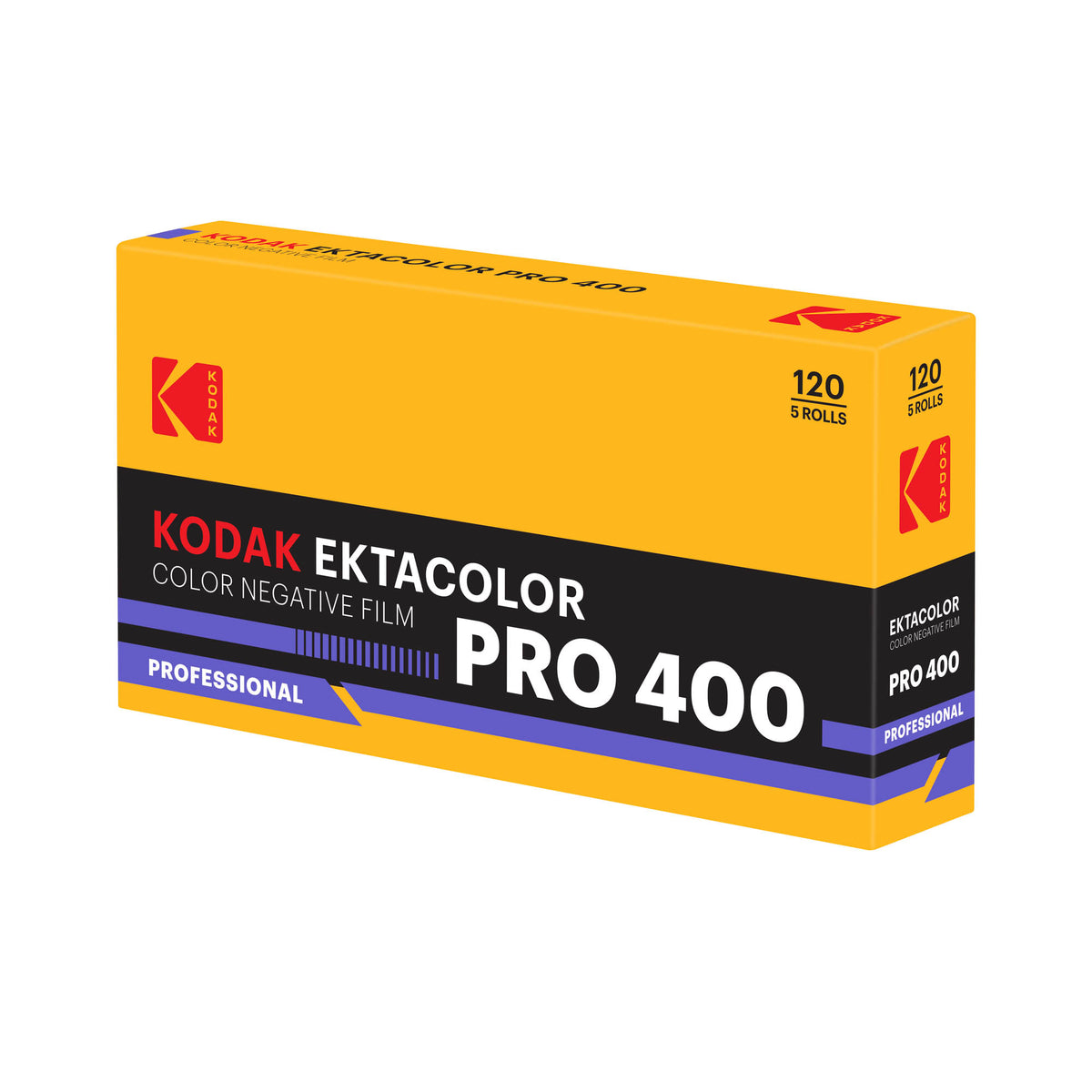 Kodak Ektacolor Pro 400 - 120 Color Negative Film - Single Roll