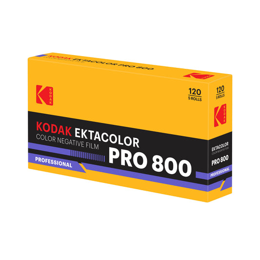 Kodak Ektacolor Pro 800 - 120 Color Negative Film - Single Roll