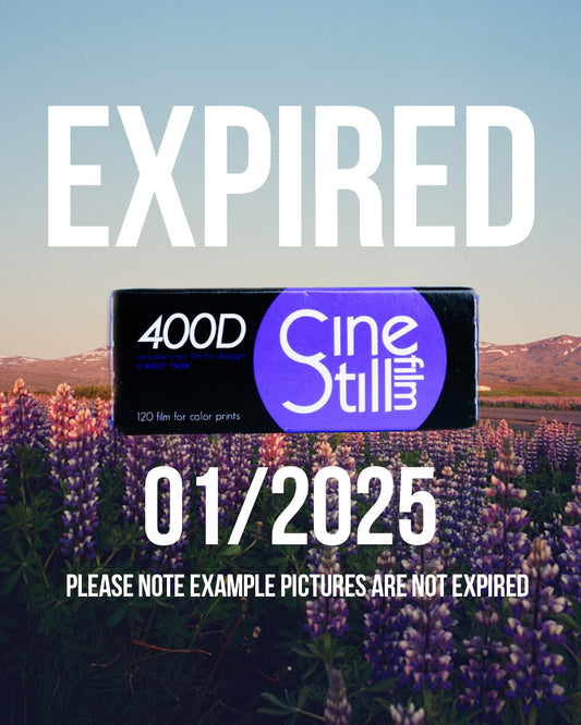 EXPIRED (01/2025) CineStill 400Dynamic 120 Medium Format Film