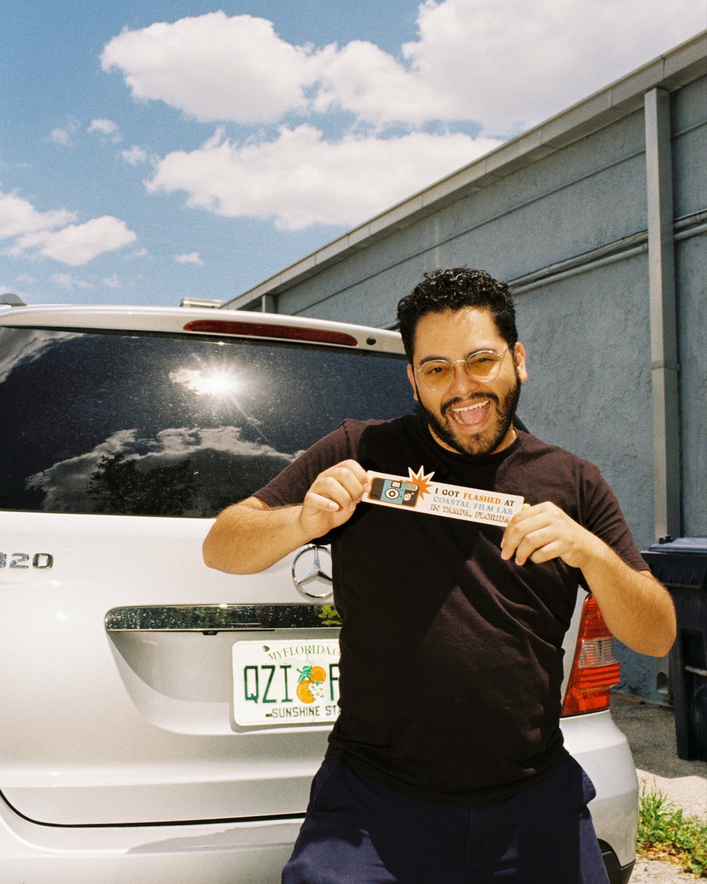 I Got Flashed At Coastal Film Lab – Waterproof Vinyl Bumper Decal (8.75” x 3.75”)