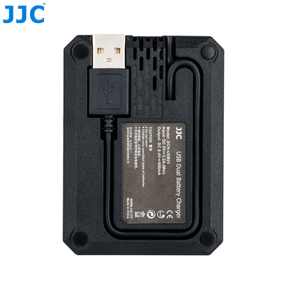 JJC USB Dual Battery Charger for Fujifilm NP-W126 Batteries