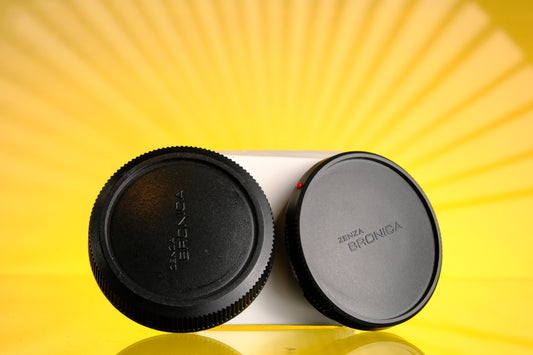 Zenza Bronica ETR Rear Lens Cap & Body Cap