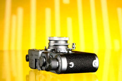 Leica IIIG 35mm Rangefinder FIlm Camera Brief Case Kit